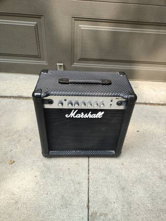 FOR SALE MARSHALL MG15CFR GUITAR AMP--MINT CONDITION 1