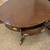 REDUCED Antique Pedestal Drum Table- CARD TABLE with 4drawers 2 thumbnail