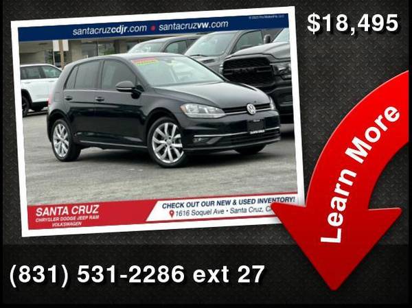 2019 Volkswagen VW Golf TSI SE 4-Door 4D Hatchback 1