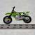 Hot Wheels Kawasaki Moto-X #2 Green White Dirt Bike Gold Forks 2543 EEA Rare 6 thumbnail