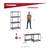 Husky 4-Shelf Metal Heavy-Duty Adjustable Garage Storage Shelving Unit 6 thumbnail