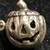 Jack-o'-lantern Sterling Silver Charm for bracelet. 1 thumbnail