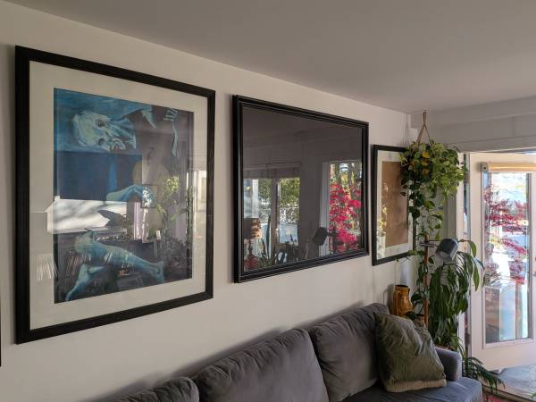 Large Solid Wood Picture Frames with Glass (Set of 3) 1