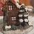 LIGHTED Christmas Scene Winter Snow HOUSE for Table 3 thumbnail