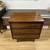 Vintage Mid Century Dixie Walnut 3 Drawer Dresser/Chest/Nightstand 3 thumbnail