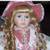 Tall Blonde Porcelain Collectable Doll-(21" tall) 3 thumbnail
