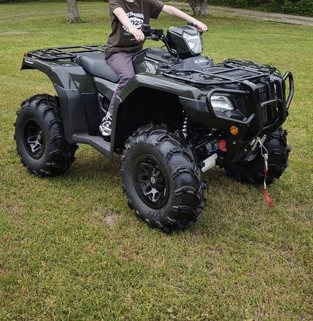2024 Automatic (Push Button Manual Shift) 518cc Honda Forman Rubicon 1