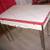 VINT 50'S ENAMEL TABLE 40X 24 OPENS TO 40 X 45 1 thumbnail