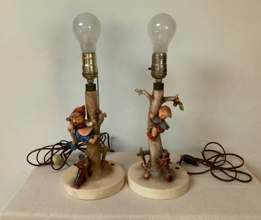Hummel Lamps (pair) 1