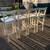 4 IKEA ‘INGOLF’ WHITE BARSTOOL/COUNTER HEIGHT CHAIRS-BACKS/FOOTRESTS 5 thumbnail