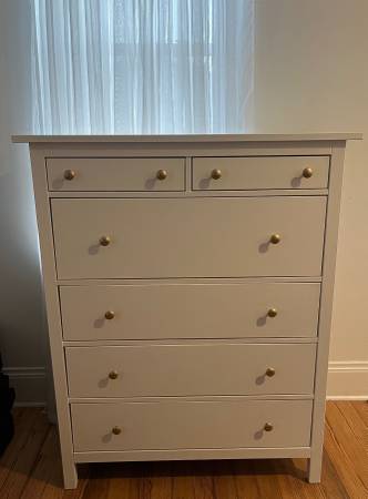 ikea dresser white hemnes Furniture Overlays Natural Oak Panels for Custom Makeover A classic chest of drawers in solid wood IKEA HEMNES 5 Drawer Dresser-
