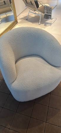 Cb2 boucle chair 1