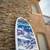 Sunset SUP Paddleboard Blue Stained Wood Grain Paddle Board 7 thumbnail