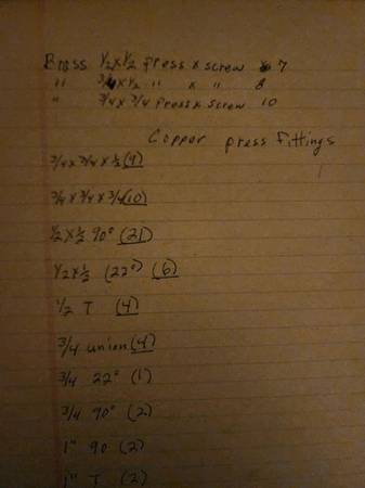 Copper press fittings Brass press fittings 1