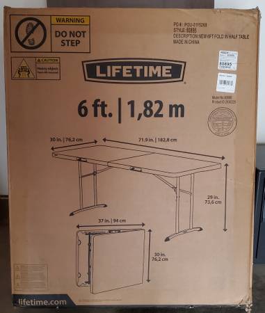 Lifetime Commercial Folding Tables 1
