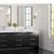Keonjinn 24 x 36 In Brushed Nickel Bathroom Mirror, Rectangular Metal 3 thumbnail