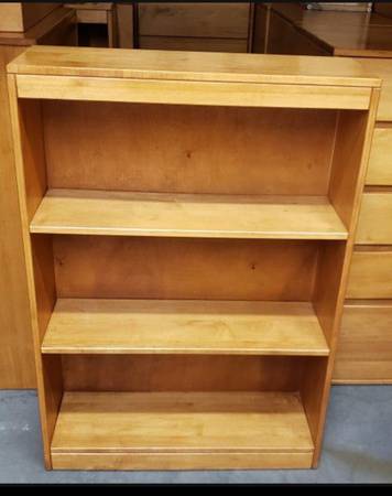 Lot of 50 solid rock maple bookshelves 1