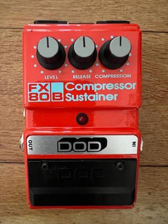 ギター DOD FX80B COMPRESSOR/SUSTAINER  USA DOD FX80-B Compressor Sustainer Vintage USA Guitar Effect