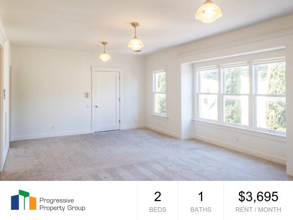 $3,595 / 2br - TWO WEEKS FREE! Charming 2BD/1BA Top Floor Apt! Laundry! - PROGRESSIVE (mill valley)63936604781955120