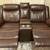 Brown Leather Loveseat 4 thumbnail