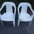 White Plastic Outdoor Chairs; Delivery Possible 1 thumbnail