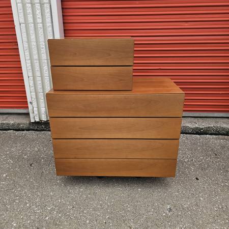 Customizable MCM Style 6 Drawer Dresser 1