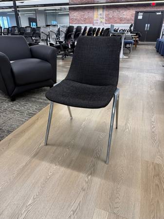 Davis Black Side Chair 1