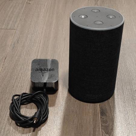 Smart Speaker Amazon Echo, Black Fabric 1