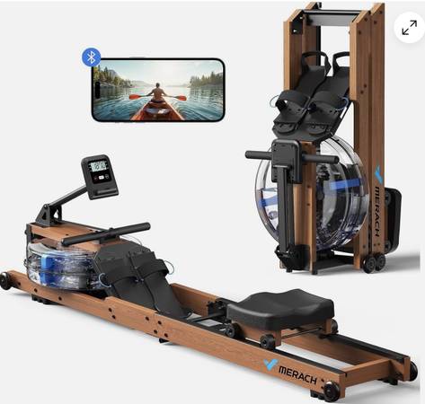 Rowing machine - water paddle 1