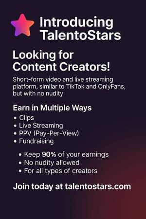 🎥 TalentoStars – Looking for Content Creators! Keep 90% of Your Earni 1
