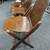 Antique Solid Wood Folding Chair Set 3 thumbnail