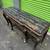Antique French Victorian black marble top buffet 4 thumbnail