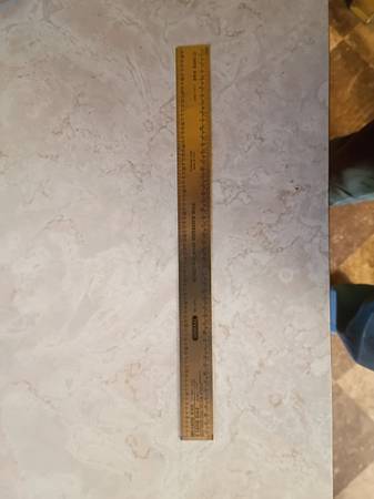 General Model railroad reference ruler 1