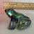 Vintage Iridescence glass frog 4” 4 thumbnail