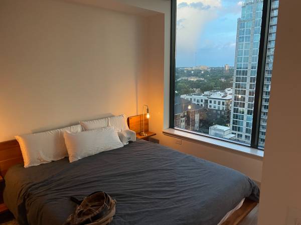 CB2 modern bed-side or living room lamps - Pair, Edison Bulbs, As new - $50 (Midtown)63470457517187120
