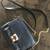 Henri Bendel Crossbody Black Purse Shanghai Tang Grey Leather Clutch 1 thumbnail