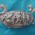 Austrian Amphora style mythological biscuit porcelain, serving bowl 1 thumbnail