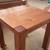 SOLID teak LARGE side table---NO VENEER---A TANK! 1 thumbnail