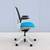 Steelcase New Series 1 Ergonomic Office Chair in Blue Fabric and Mesh 14 thumbnail