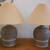 VINTAGE CASUAL LAMPS OF CALIFORNIA INCISED TABLE LAMPS (SET) 7 thumbnail