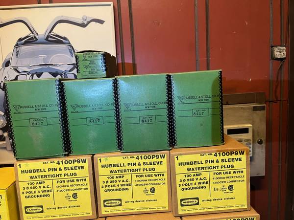 HBL4100P9W HUBBELL WATERTIGHT PIN AND SLEEVE P 1