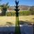 Unique Tall Empoli Italian Green Glass Genie Bottle - Mid Century 5 thumbnail
