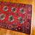 Authentic Hand Knotted Vintage Afghan Turkmen Patnus Wool Area Rug 13 thumbnail