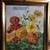 Wood Framed Oil Painting ..Flowers ....Signed by Artist 1 thumbnail