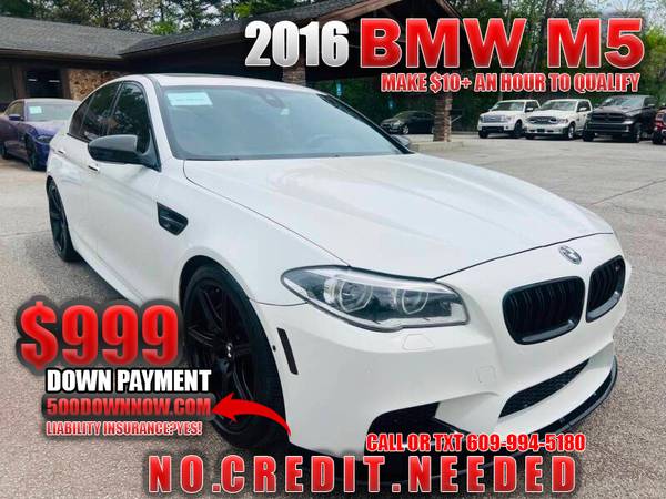 2016 BMW M5 $999 DOWN! NO CREDIT REQIURED! 1 HOUR DRIVE HOME PROCESS! 1