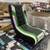 X Rocker Horizon RGB LED Audio Floor Rocker Gaming Chair Green/Black/W 1 thumbnail