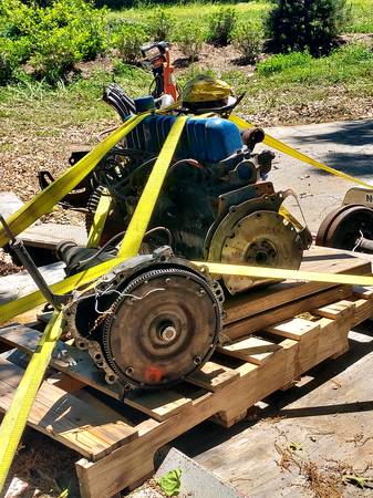 Engine, transmission,  rear end. Running condition 1