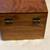 VINTAGE LARGE SOLID WOOD FILING BOX with DOVETAIL CORNERS 5 thumbnail