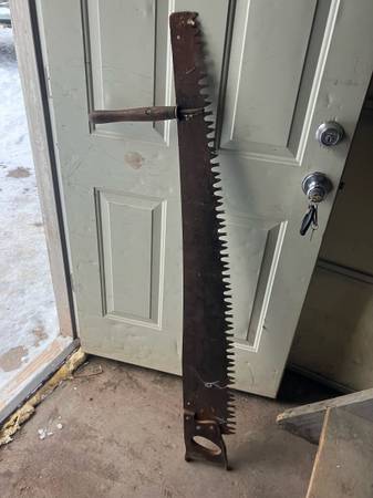 Vintage crosscut saw 1