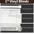 1" Cordless Mini Blinds 46" W x 48" H, White Vinyl Blinds, Horizontal Light Filt 3 thumbnail
